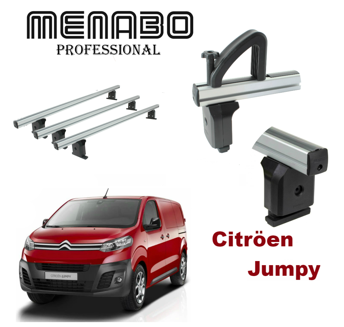 KROVNI NOSAČI ZA CITROËN JUMPY III - 2016> + GRANIČNICI